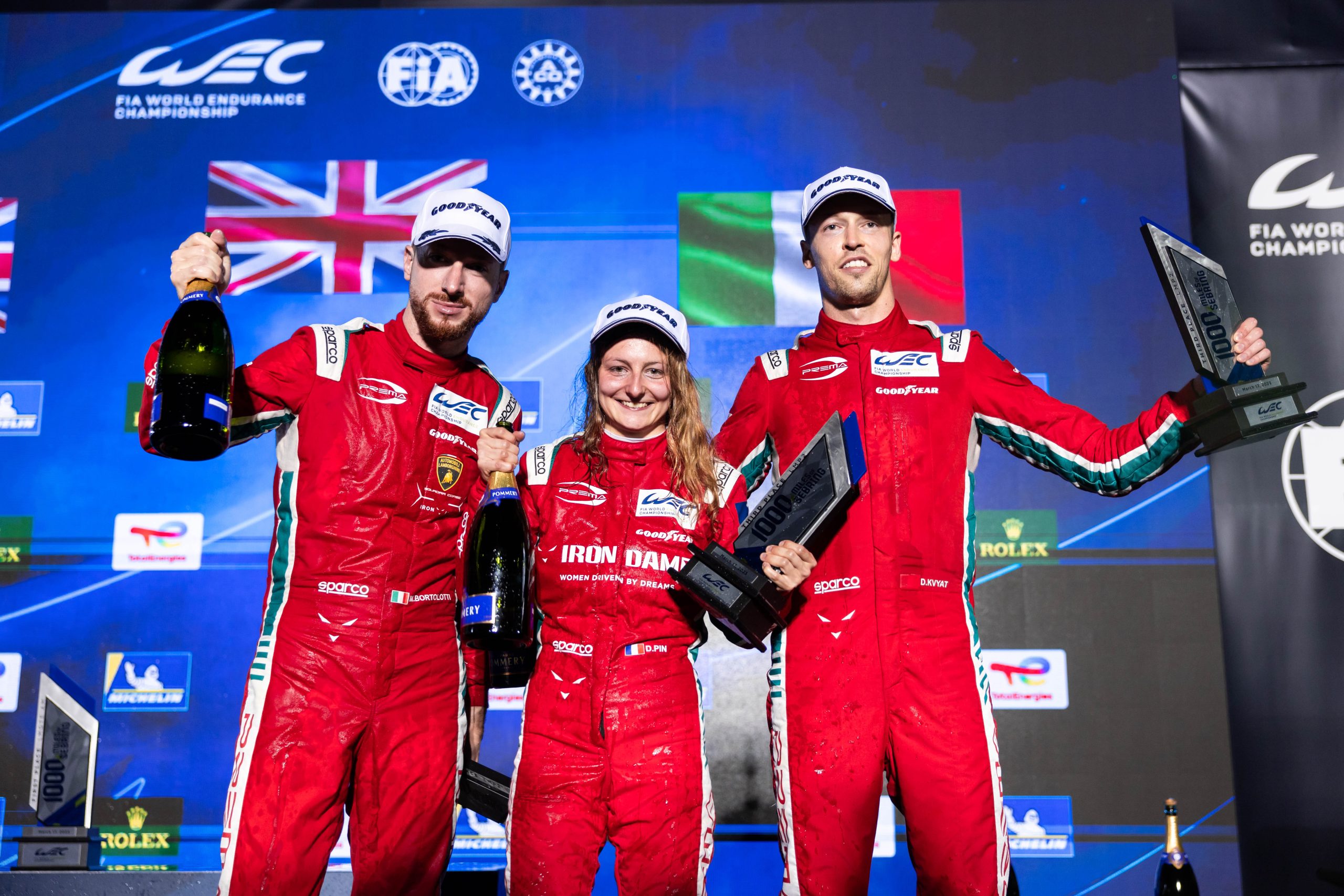 The #63 Prema LMP2 Team take P3 at the FIA WEC 1000 Miles of Sebring